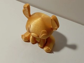 Figura Stitch Dorado PLA 10cm
