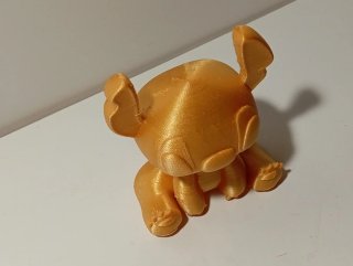 Figura Stitch Dorado PLA 10cm
