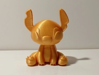 Figura Stitch Dorado PLA 10cm