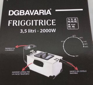 Friggitrice DGBavaria 3,5L 2000W