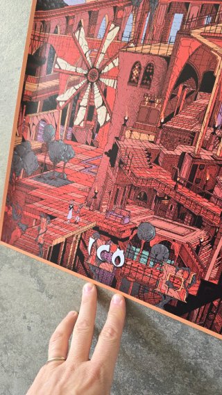 Trittico Poster Fumito Ueda PVC 105x50cm