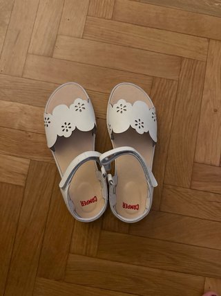 Sandalias Camper Blancas Niña