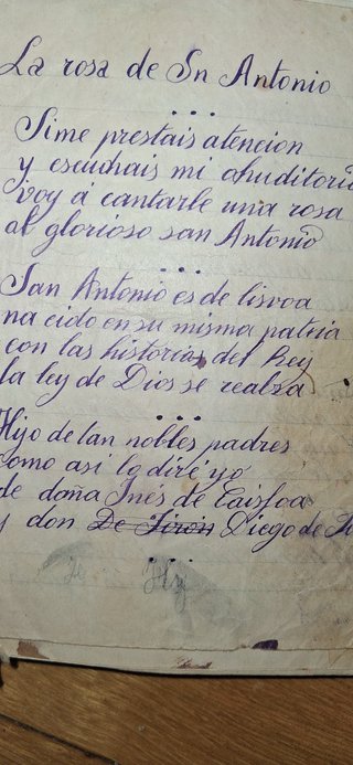Libro manuscrito religioso JOSEFA SERNA TOMELLOSO