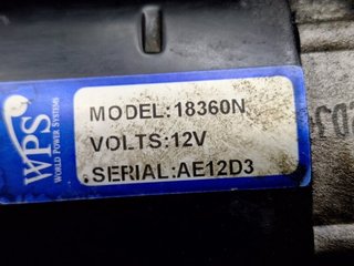 100137 18360n. ae12d3 motor arranque mercedes