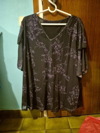 Blusa Shein floral talla 4XL