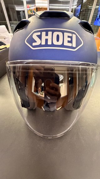 Casco Shoei Jet Cruiser II Talla M Azul Mate