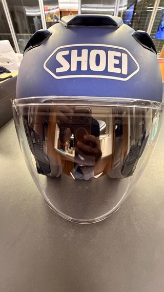 Casco Shoei Jet Cruiser II Talla M Azul Mate