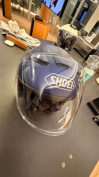 Casco Shoei Jet Cruiser II Talla M Azul Mate