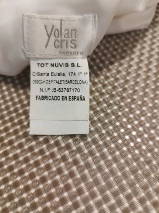 Vestido de Novia YolanCris Blanco