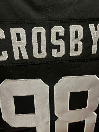 Camiseta NFL Crosby Raiders Nueva Bordada L negra