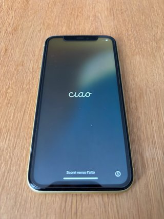 iPhone 11 Giallo/Oro Completo di Accessori