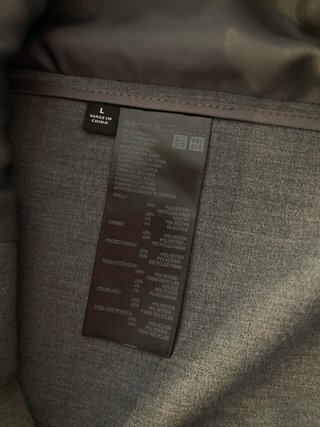 Blazer Uniqlo Grigio