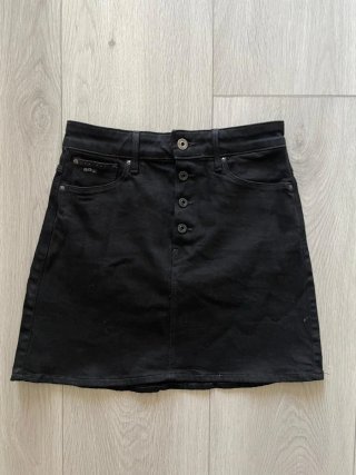 Falda G-Star Negra Denim