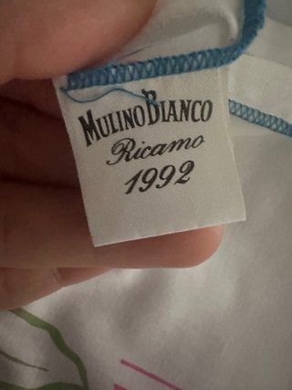 Tovaglia Mulino Bianco 1992 Ricamata