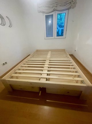 Cama LUFE 140x200 con 4 cajones
