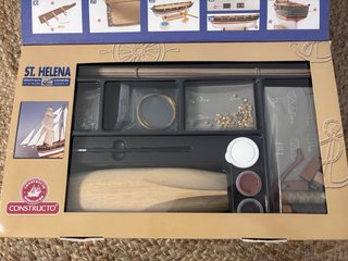 Maqueta Goleta Barco St. Helena Constructo