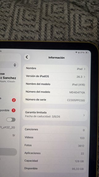 Apple iPad 11 128g no negociable,siempre con funa