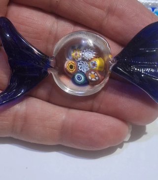 Svuotatasche Murano e Caramella Vetro murano