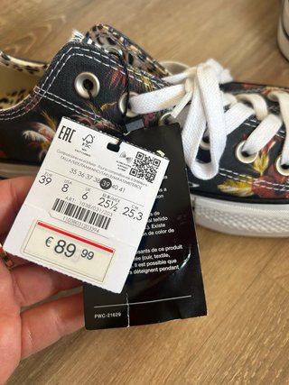 Zapatillas Converse x Bershka Talla 39