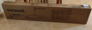 Parasol grande 3x4m con base incluida NUEVA
