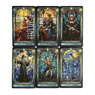 Tarot Stained Glass - 78 Cartas