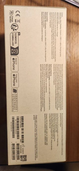 1 Gafas Ray-Ban Meta Nuevas Caja sin abrir