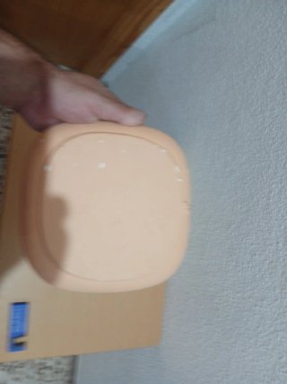 Plato decorativo relieve casa rural