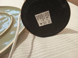 Reloj Maison du Monde y Lámpara Mesa