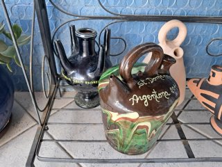 Botijos de cerámica o barro varios modelos.