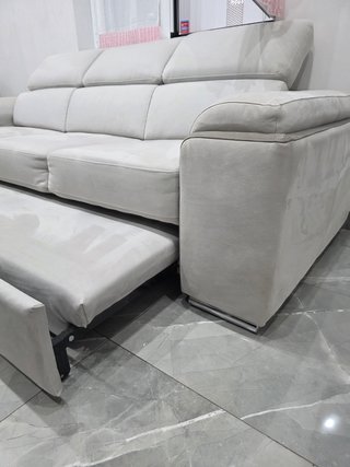 Divano 3 posti grigio chiaro