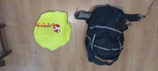 Silla parapente y mochila airbag hike & fly