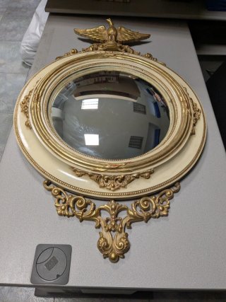 Espejo Cóncavo Decorativo Águila Vintage