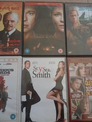 Pack 8 Películas DVD Brad Pitt