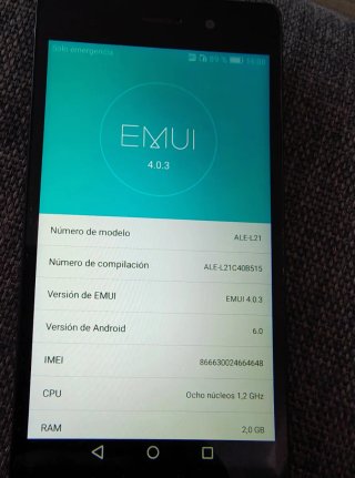 Huawei P8 Lite Negro
