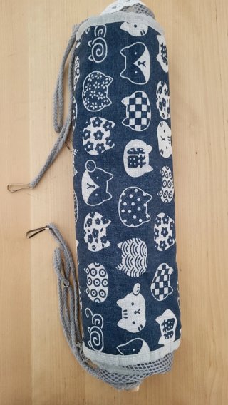 Hamaca para gatos con estampado de gatos