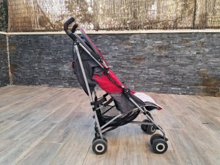 Carrito Maclaren Quest gris y rosa