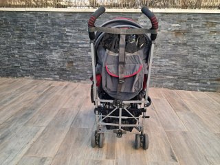 Carrito Maclaren Quest gris y rosa