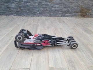Carrito Maclaren Quest gris y rosa