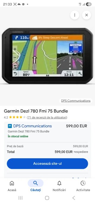 Garmin Dezl 780 GPS