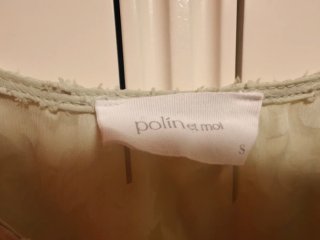 Camiseta de seda verde