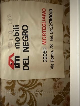 Materasso 190x170 tessuto floreale senza macchie