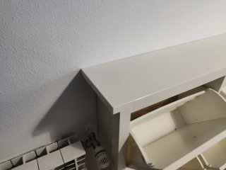 Zapatero Ikea Hemnes 4 compartimentos blanco