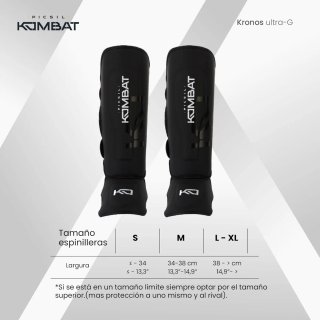 PICSIL Kombat Espinilleras Kronos Ultra
