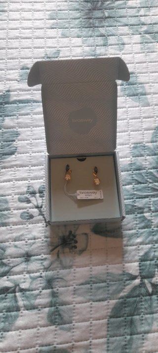 Orecchini Brosway oro e blu