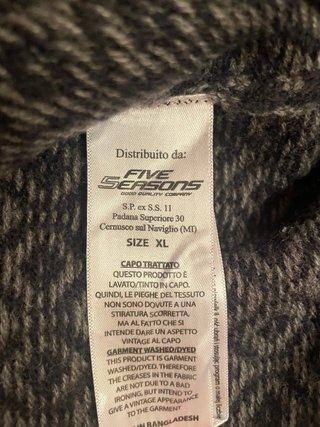 Maglione uomo dolcevita tg.XL - Fred Mello