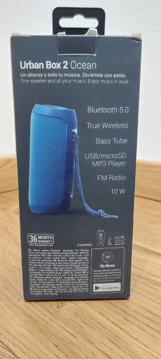 ALTAVOZ PORTATIL/BLUETOOTH ENERGY SISTEM URBAN BOX