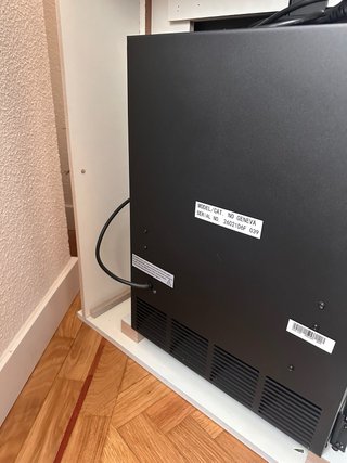 Chimenea Eléctrica Blanca y Negra
