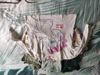 Lote 7 camisetas 9/10 años