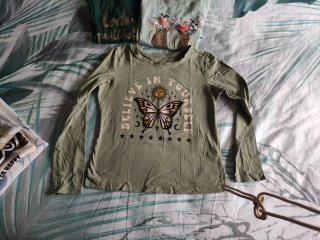 Lote 7 camisetas 9/10 años