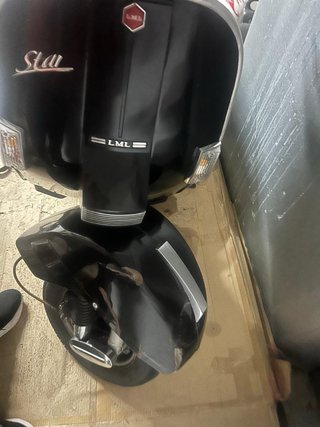 LML Star 125 Scooter Negra y Marrón